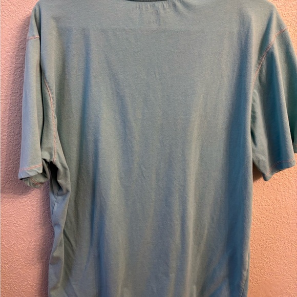 Michael Brandon Sky Blue V-Neck Men's Tee - Picture 3 of 3